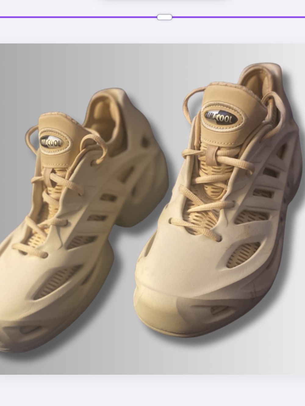 Nike ACG Off-White/Tan Sculpted Runner Sneakers sz9